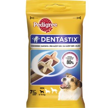Pedigree Dentastix Mini pre psov s hmotnosťou 5 až 10 kilogramov, balenie.
