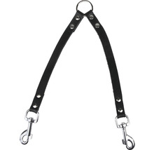 Vodítko pre psa Karlie Rondo rozdvojka 18 mm 30 cm čierne