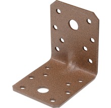 Rohová spojka z kovu s niekoľkými otvormi