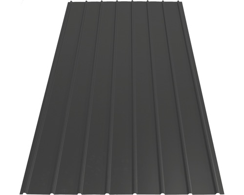 Trapézový plech Precit Roof H12 antracitová sivá 2800 x 910 x 0,4 mm Trapézový plech na strešnú krytinu