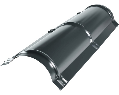 Hrebenáč polookrúhly Precit Roof 1000 mm 7016 antracitová sivá Hlinená strešná taška