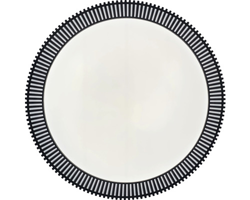 Okrúhle zrkadlo s motívom železničných koľají