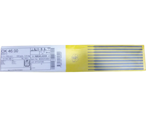 Balenie zváracích elektród 2,5x350 mm