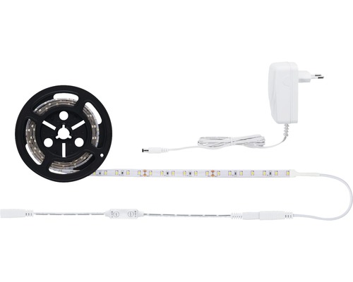 LED pásik na cievke so sieťovým zdrojom a ovládaním