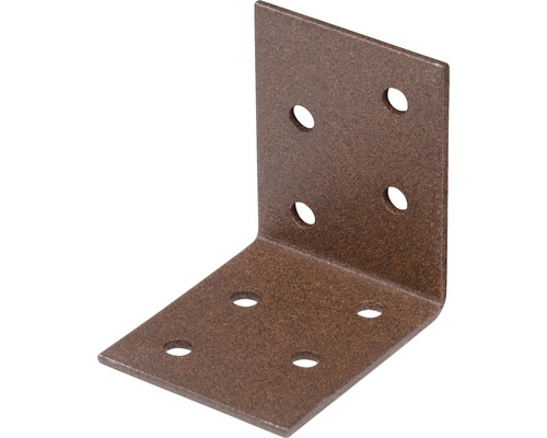 Rohový spojovník z kovu s otvormi pre skrutky