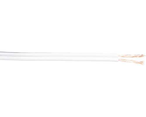 Reproduktorový kábel V03VH-H (CYH) 2x1,5 bielo-čierny, metrážový sortiment