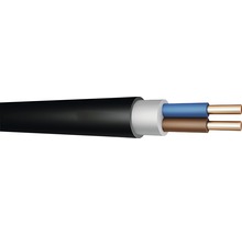 Kábel CYKY-O 2x1,5 mm² čierny 25 m - HORNBACH