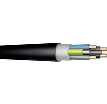Inštalačný kábel CYKY-J 5x6mm² 750V 25m čierny-thumb-0