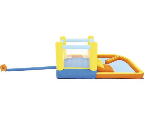 Nafukovací skákací hrad so šmykľavkou a bazénom do záhrady