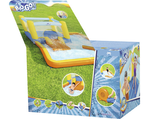Balenie nafukovacej detskej šmýkačky s bazénikom