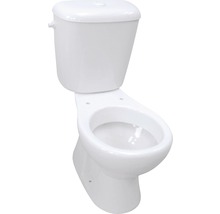 Biela stojaca toaleta s nádržkou