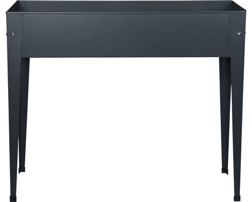 Kovový vyvýšený záhon s nohami