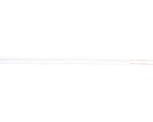 Reproduktorový kábel 2x0,5 biely, metrážový sortiment