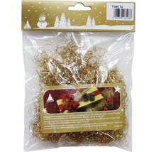 Balenie zlatých lametových nití na dekoráciu