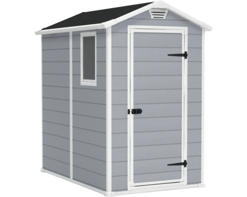 Záhradná búda s oknom a dverami