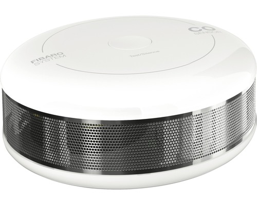 Detektor oxidu uhoľnatého Fibaro pre vnútorné použitie