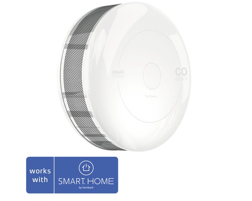 Detektor oxidu uhoľnatého Fibaro Z s teplotným čidlom - kompatibilný so SMART HOME by hornbach