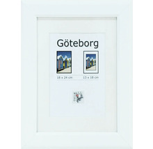 Drevený fotorámik Göteborg biely 18x24 cm