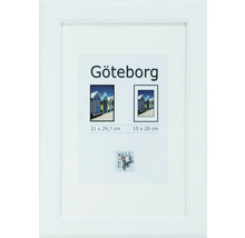 Drevený fotorámik Göteborg biely 21x29,7 cm (A4)