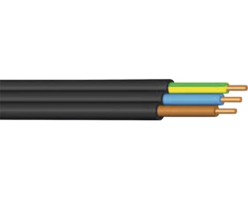 Kábel CYKYLo-J 3x1,5mm² čierny 100 m