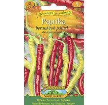 Balenie semien papriky s obrázkom červenej a žltej papriky