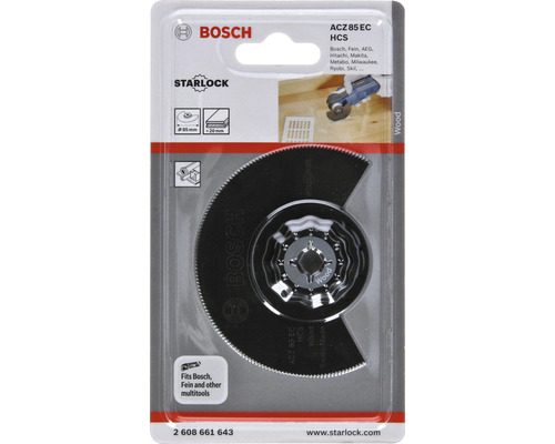 Pílový list Bosch Starlock ACZ 85 EC HCS na drevo