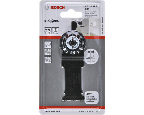 Ponorný pílový list Bosch AIZ 32 APB BIM v balení