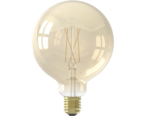 LED žiarovka Calex G125 E27 / 7 W 1800-3000 K zlatá