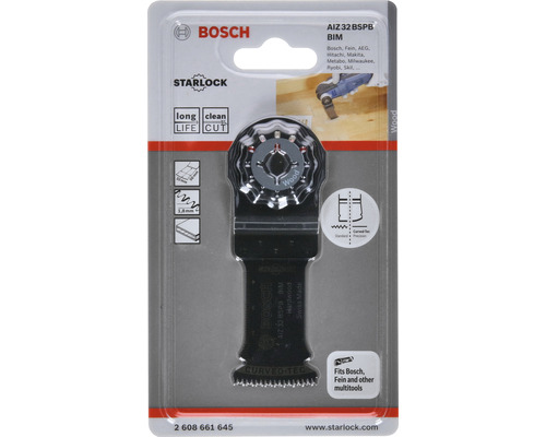 Ponorný pílový list Bosch Starlock AIZ 32 BSPB BIM na drevo