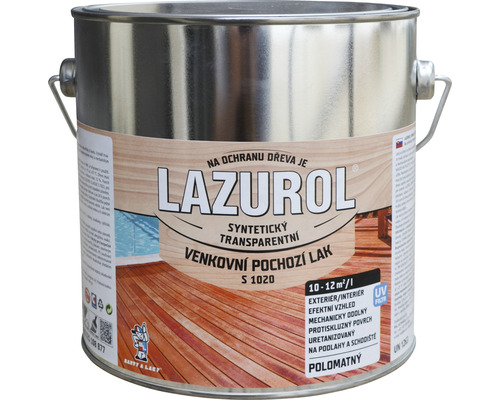 Lak na drevo Lazurol S1020/0000 bezfarebný 2,5 l-0