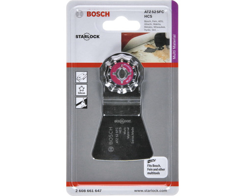 Pílový list Bosch ATZ 52 SFC HCS na viac materiálov v balení