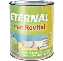 Farba univerzálna ETERNAL Mat Revital na obnovovanie starých náterov 0,7 kg 213 čierny, ekologicky šetrné-thumb-0