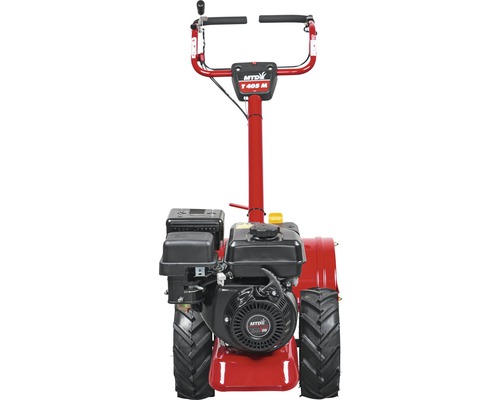 Kultivátor MTD T 405 M na úpravu pôdy v záhrade.