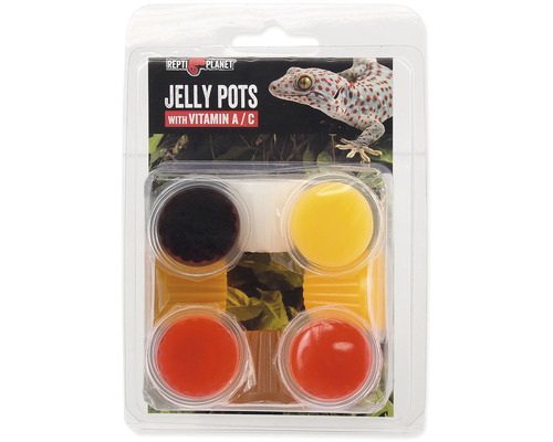 Doplnkové krmivo pre plazy Repti Planet Jelly Pots Mixed 8 ks