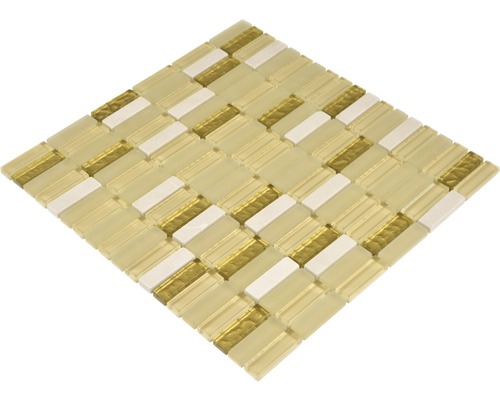 Mozaiková dlaždica so skleneným povrchom