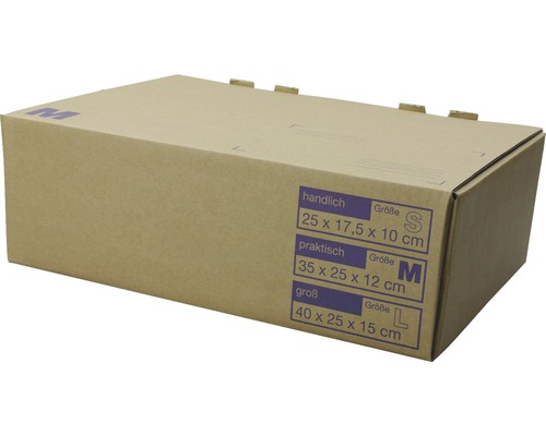 Kartónová krabica Cargo Point 35 x 25 x 12 cm Sťahovacia krabica z lepenky s údajmi o veľkosti