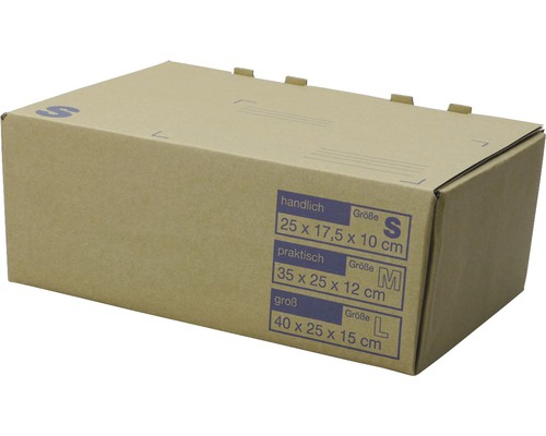 Kartónová krabica Cargo Point 25 x 17,5 x 10 cm Sťahovacia krabica z lepenky s rozmermi
