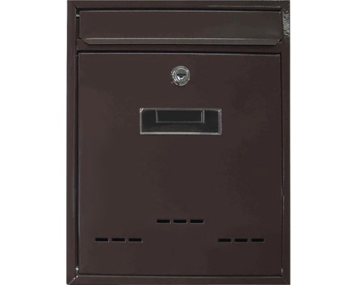 Kovová poštová schránka so zámkom a priehľadným okienkom