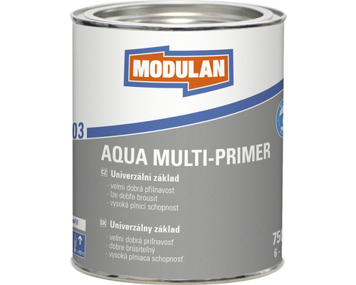 Univerzálny základ Modulan Aqua Multi-Primer RAL7001 Strieborná sivá 750 ml
