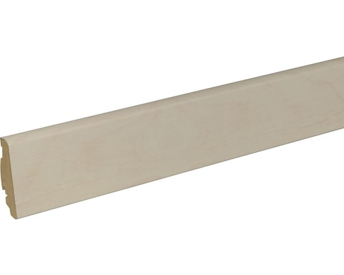 Soklová lišta Skandor javor 37427 FU60L 19x58x2400 mm Drevená soklová lišta