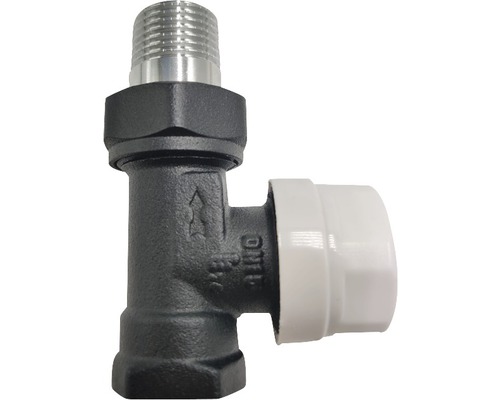 Rohové šróbenie na pripojenie radiátora so závitom