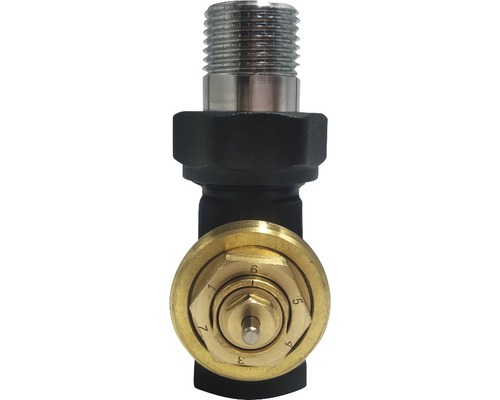 Radiátorový termostat s číselným displejom