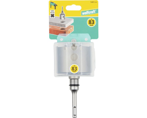 Wolfcraft SDS-Plus korunový vrták 83 milimetrov