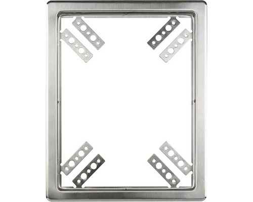 Kovový montážny rám s montážnymi otvormi