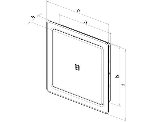 Revízne dvierka s rozmermi