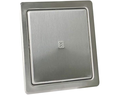 Štvorcová podlahová klapka z nehrdzavejúcej ocele