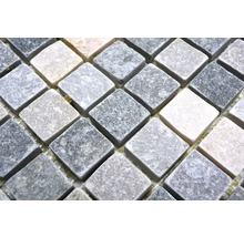 Mozaika z prírodného kameňa XQM 10XS béžová/sivá 30,5 x 32,5 cm-thumb-2