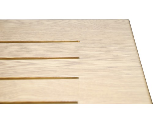 Drevená stolová doska s lamelovou štruktúrou