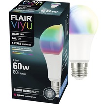 LED žiarovka Flair ViYu E27 9,5W/60W 806lm 1800-6500K - kompatibilná so SMART HOME by hornbach-thumb-3