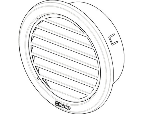 Okrúhly tanierový ventilátor na vetranie